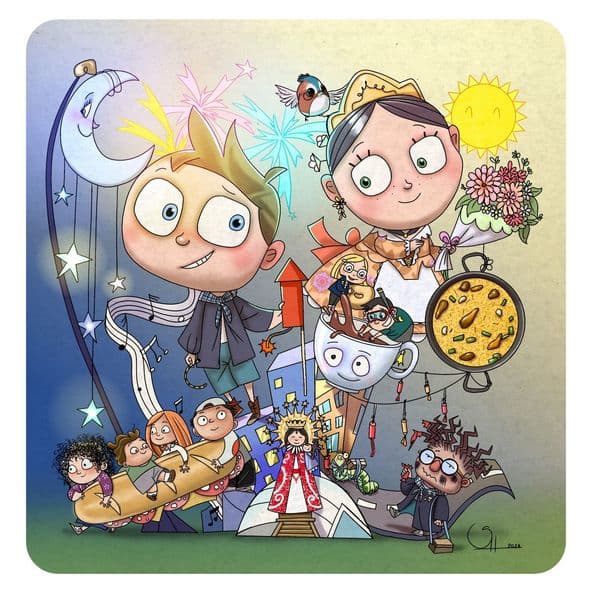 Boceto Infantil Sant Rafael-Antón Martín