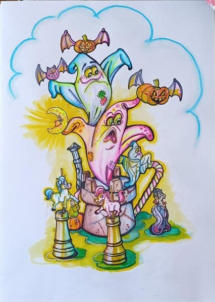 Boceto Infantil Barraca-Columbretes