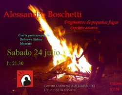 Alessandro Boschetti- Concierto Acstico