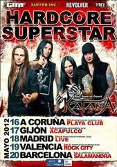 Concierto de Hardcore Superstar + Katana