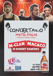Concierto Fallas 2013: Macaco y M-Clan