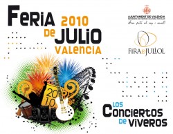 Conciertos Feria de Julio Viveros Valencia 2010