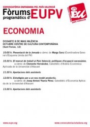 Economia i mn del treball en Valencia 2010