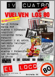 Vuelven los 80 en El Loco Club