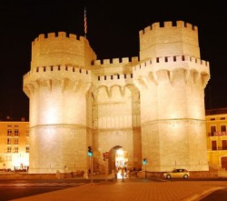 Torres de Serranos en Valencia