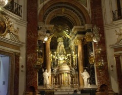 Baslica de la Virgen de los Desamparados en Valencia