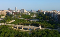 Cauce del Rio Turia en Valencia